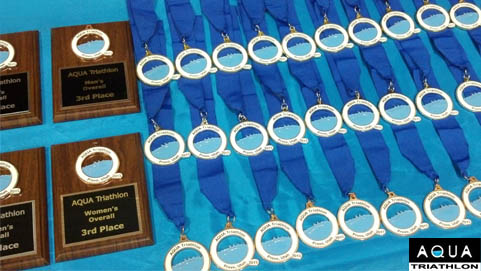 Aqua Triathlon 2012 medals